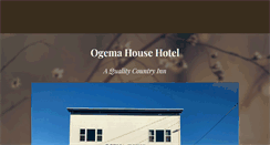 Desktop Screenshot of ogemahousehotel.com