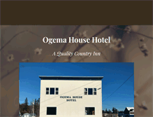 Tablet Screenshot of ogemahousehotel.com